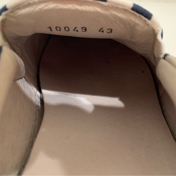 Men's JOSHUA SANDERS Striped Canvas Crest Slip On Espadrille Loafers, Size 43 - Picture 4 of 6